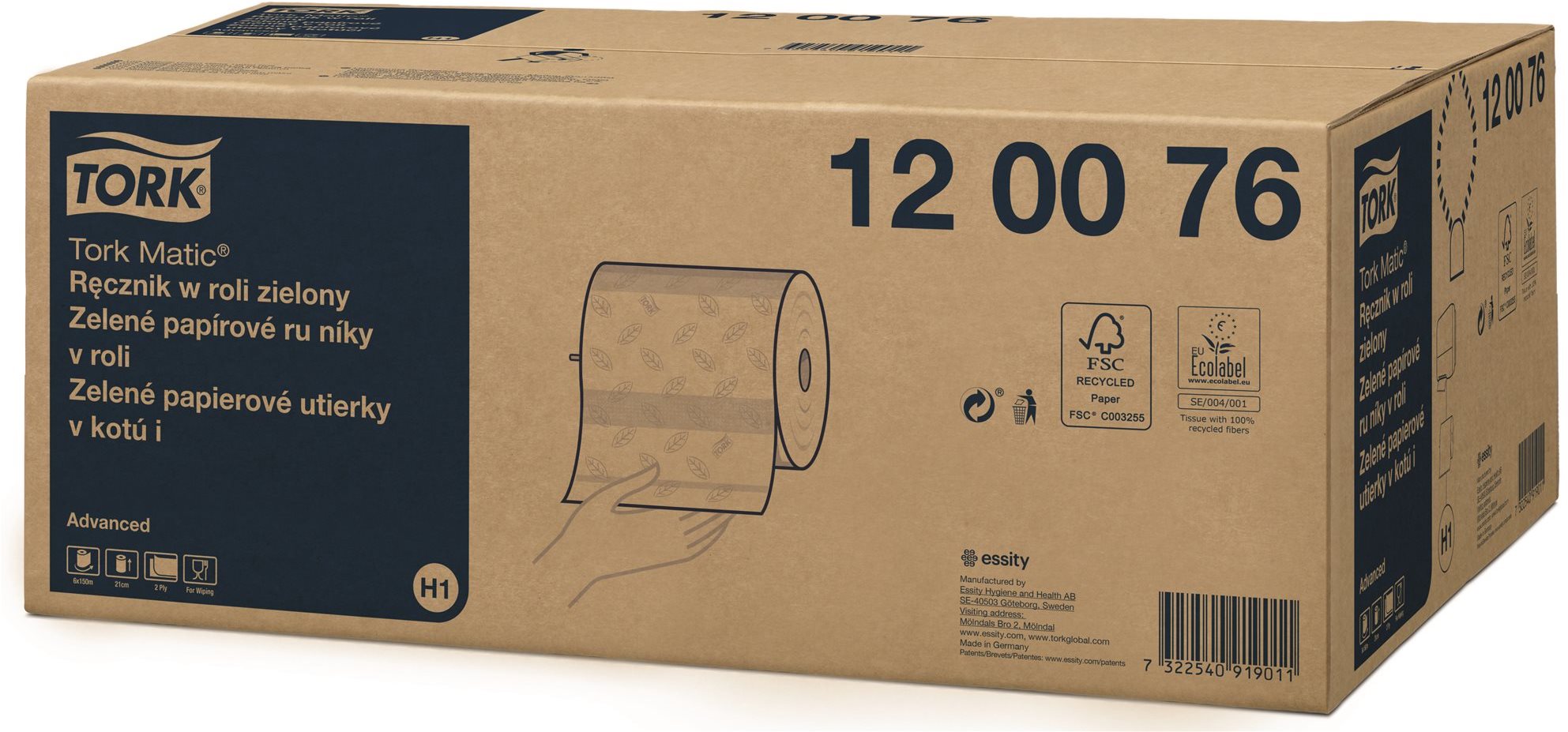 TORK Matic H1 6 ks Papírové ručníky