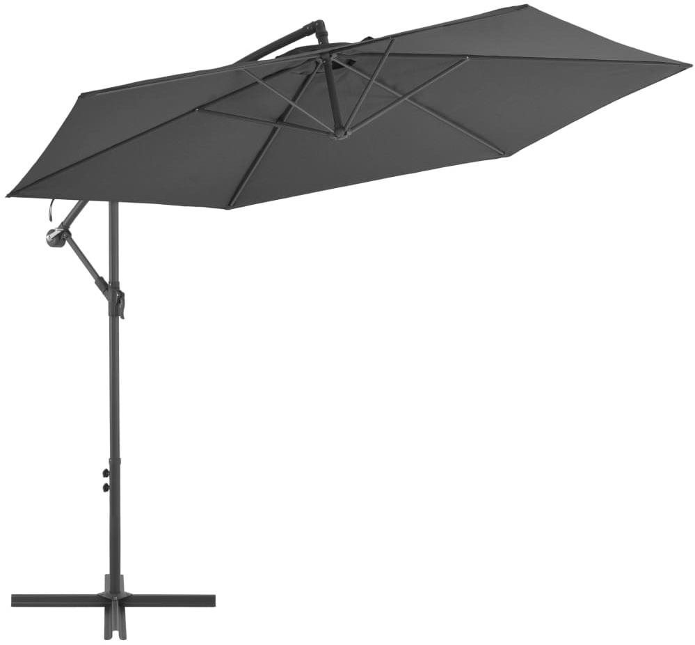 SHUMEE –  Slnečník záhradný, antracit 300 cm 44509 Slnečník