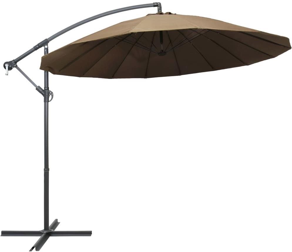 SHUMEE –  Slnečník záhradný, taupe 300 cm 47223 Slnečník