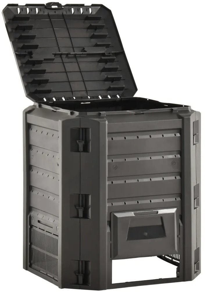 SHUMEE Kompostér, 71.9 × 82.6 × 71.9 cm, objem 380 l Kompostér