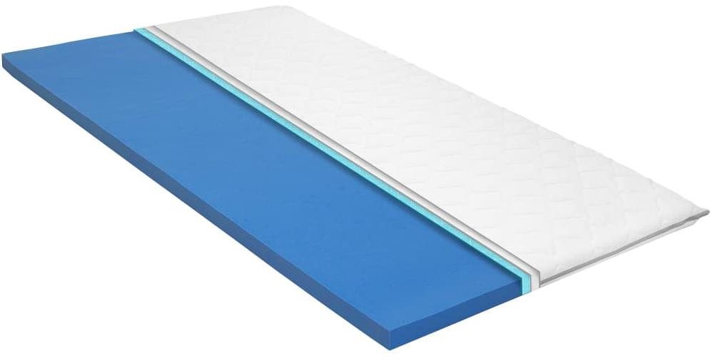 Vrchné matrace 80 x 200 cm pamäťová pena Visco 6 cm Topper