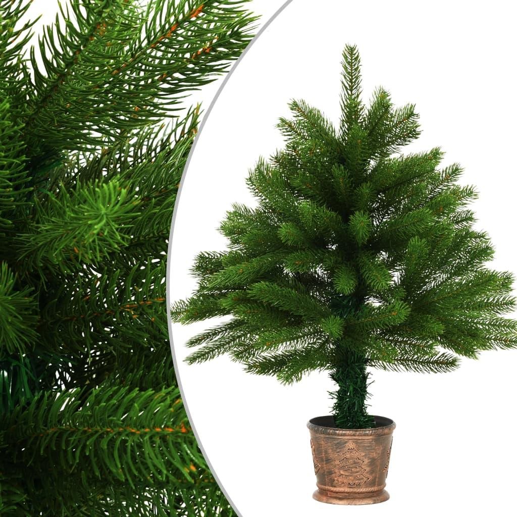 Umelý vianočný stromček s realistickým ihličím 65 cm zelený...