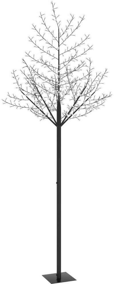 Vianočný strom 600 LED modré svetlo čerešňový kvet 300 cm Vianočný...