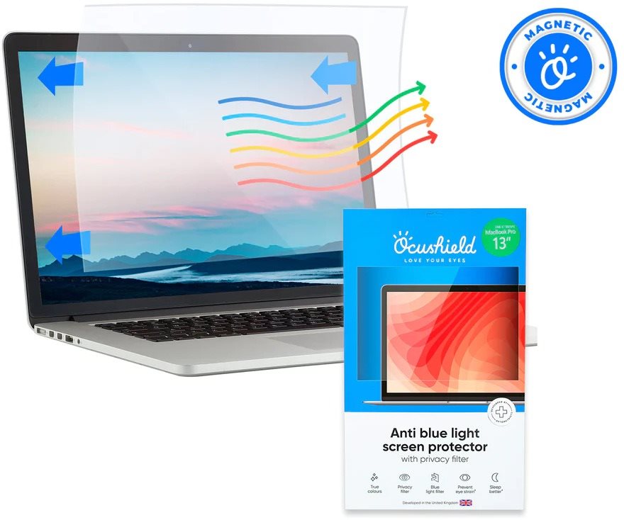 Ocushield privátna fólia s blue-light filtrom pre MacBook Pro 13"...