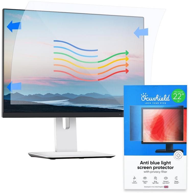 Ocushield privátna fólia s blue-light fitrom pre notebooky/monitory...