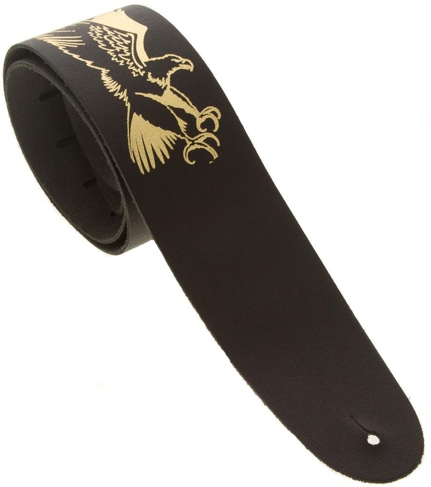 PERRIS LEATHERS 106 Debossed Leather Gold Eagle Gitár heveder