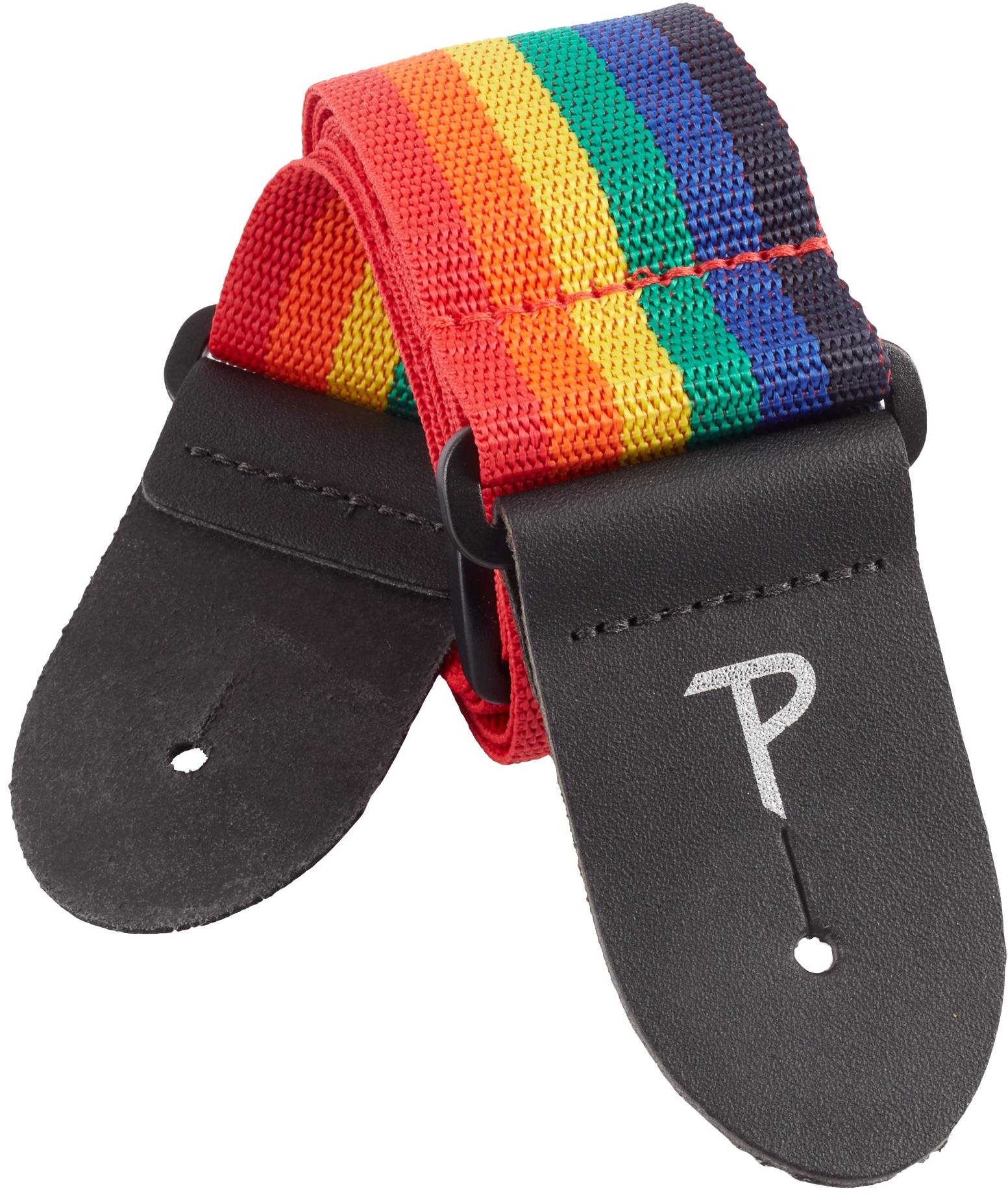 PERRIS LEATHERS Poly Pro Extra Long Rainbow Gitár heveder