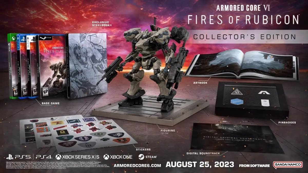 Armored Core VI Fires Of Rubicon Collectors Edition - PS5 Konzol...