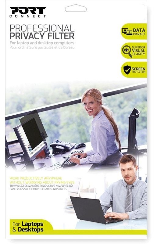 Port Designs Privacy Filter 24 Zoll, Format 16:9 Sichtschutzfolie