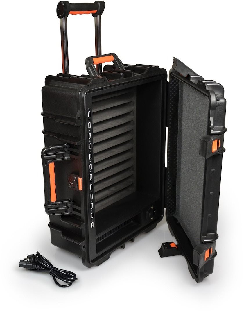 PORT CONNECT Rolling CHARGING CABINET, Ladetasche auf Rädern für 12...