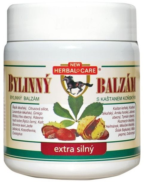 Balzam bylinný s gaštanom konským extra silný 500 ml Balzam