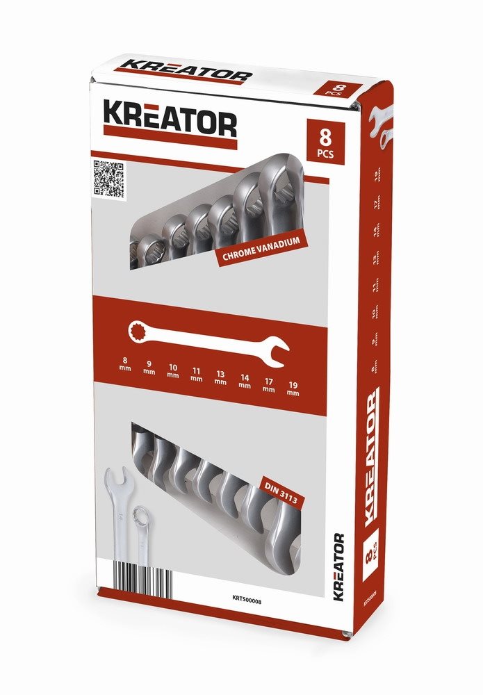 Kreator KRT500008, sada 8 ks Sada očkoplochých kľúčov