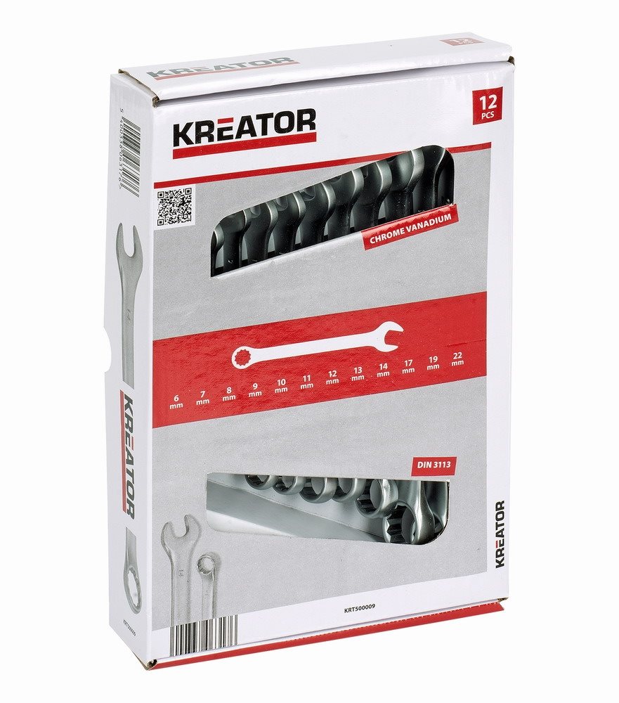Kreator KRT500009, sada 12 ks Sada očkoplochých klíčů