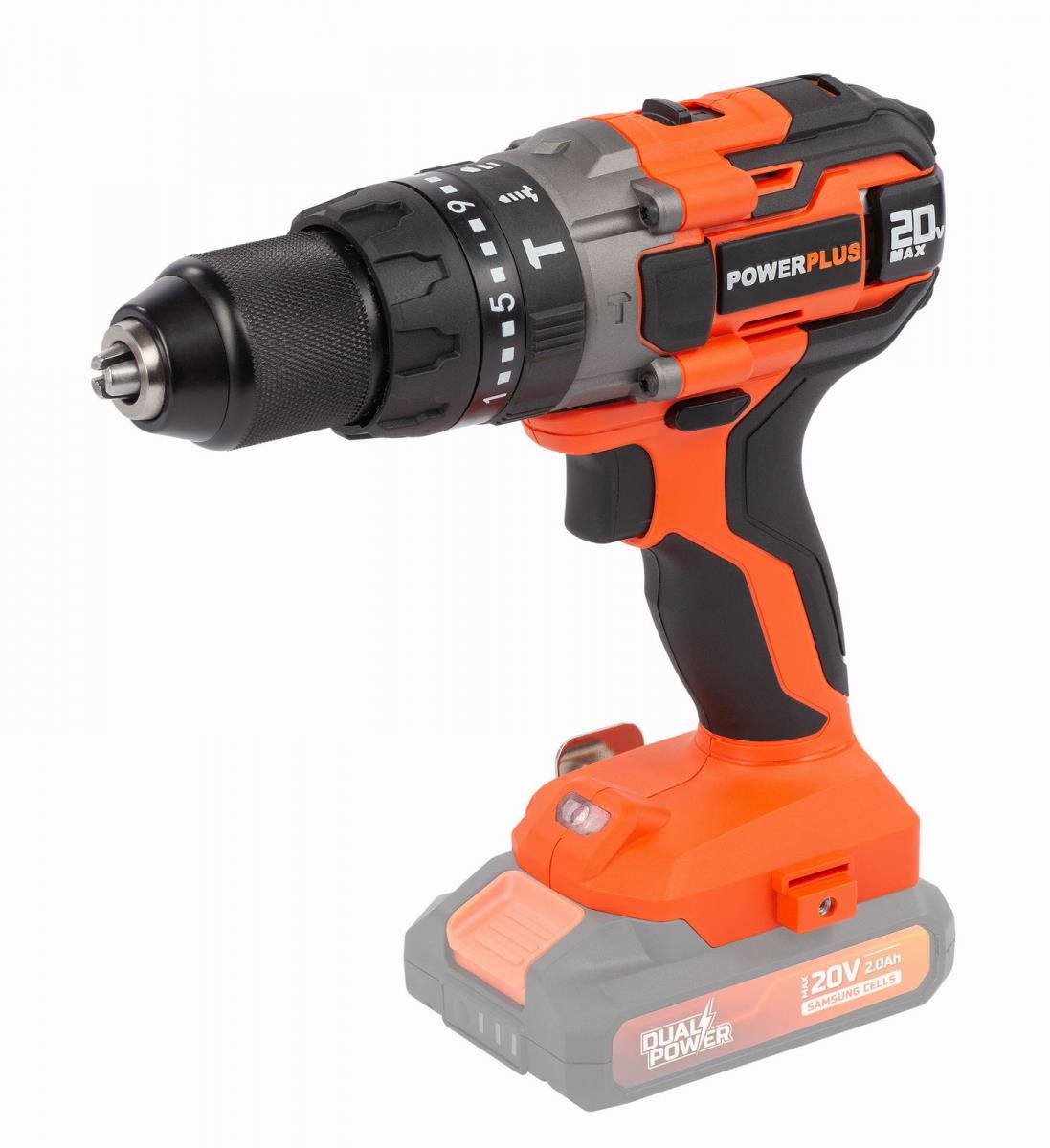 POWERPLUS POWDP15200 Aku vŕtačka