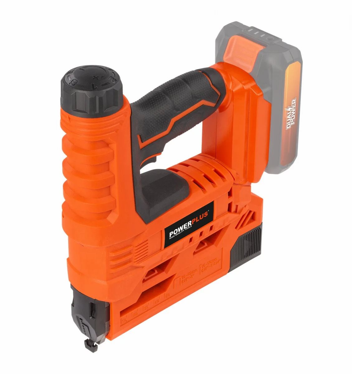 PowerPlus Aku sponkovačka / klincovačka 20 V (bez AKU) Sponkovačka