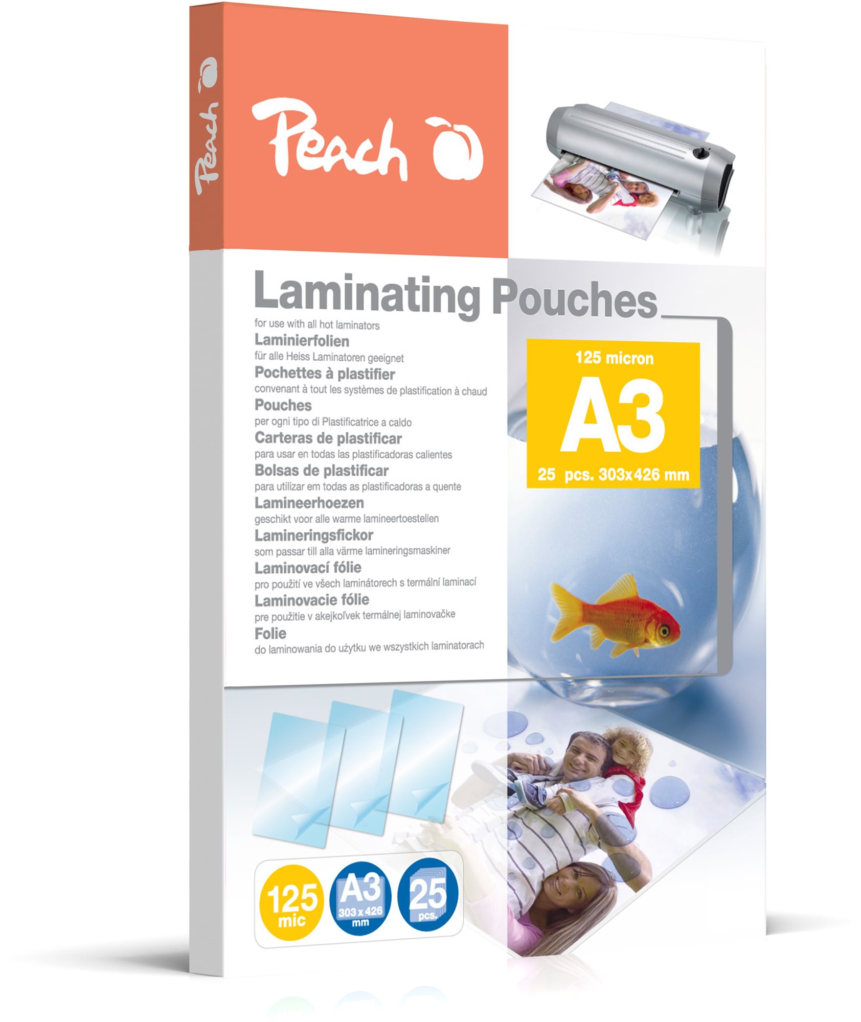 Peach PPR525-01 A3/250 lesklá – balenie 25 ks Laminovacia fólia