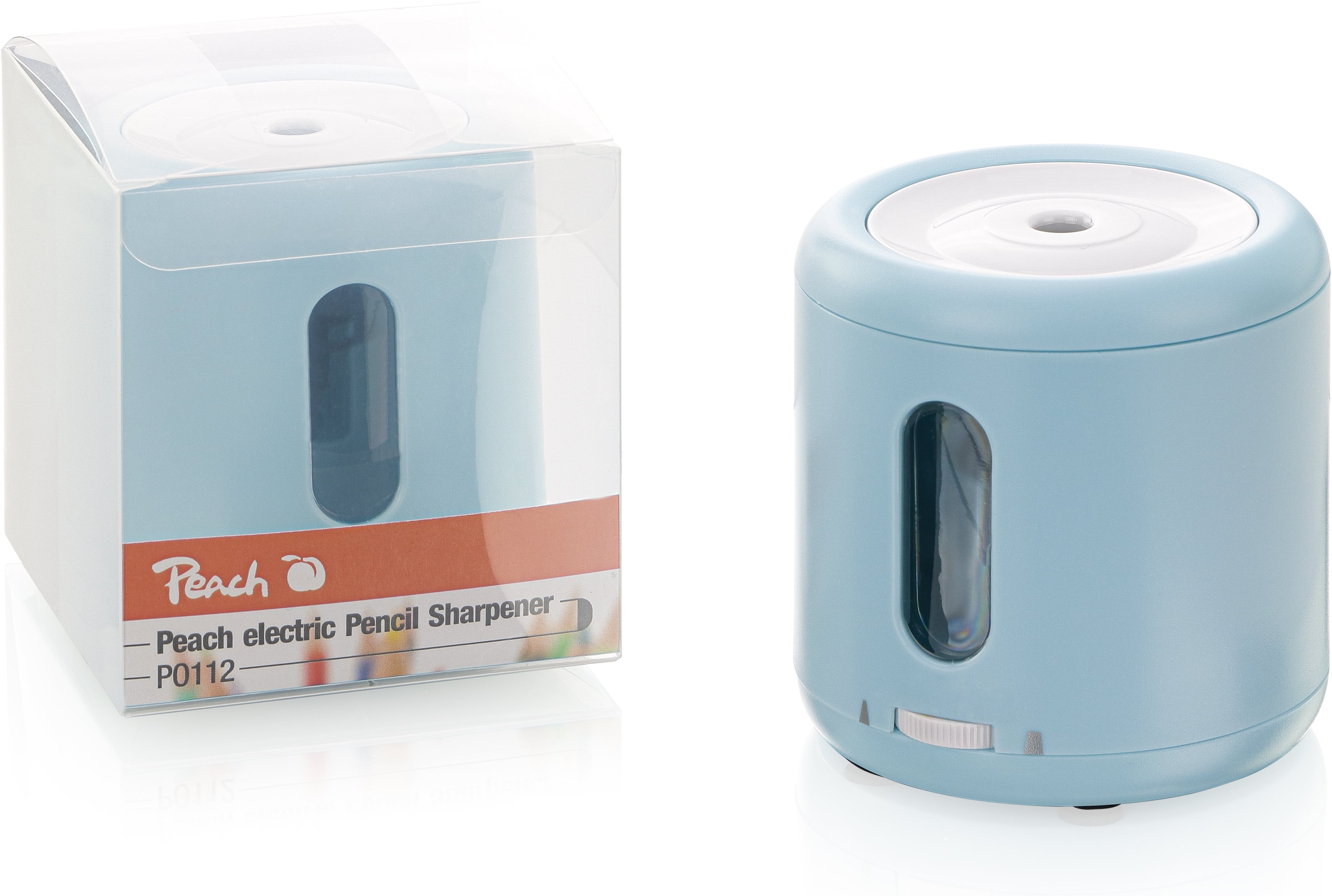 Peach PO112 Elektrischer Spitzer - blau Anspitzer