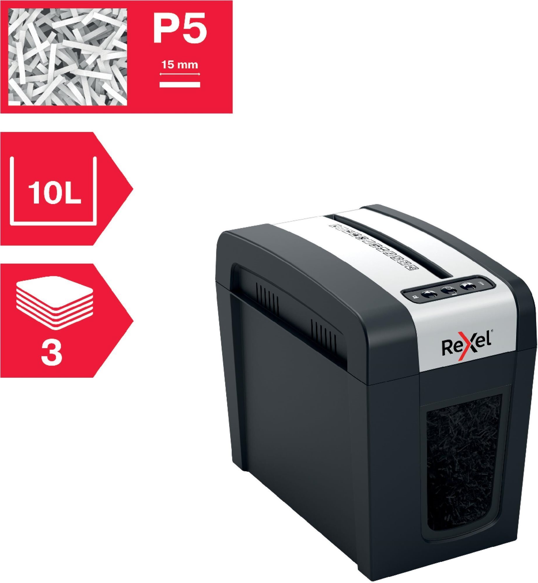 REXEL Secure MC3-SL Skartovačka
