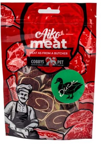 Cobbys Pet Aiko Meat sushi z kačacieho mäsa 100 g Sušené mäso pre...