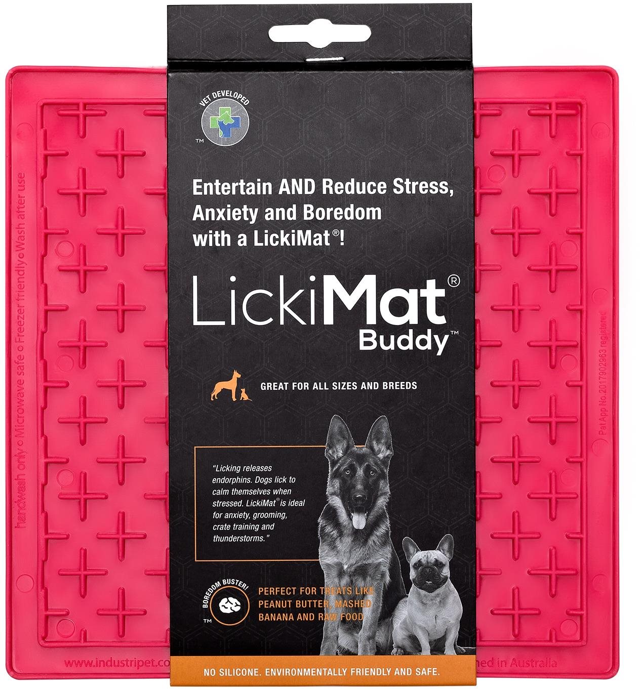 LickiMat Buddy lízacia podložka ružová Lízacia podložka