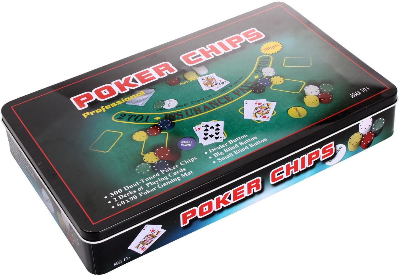 Poker Box 300 sada na poker Kartová hra