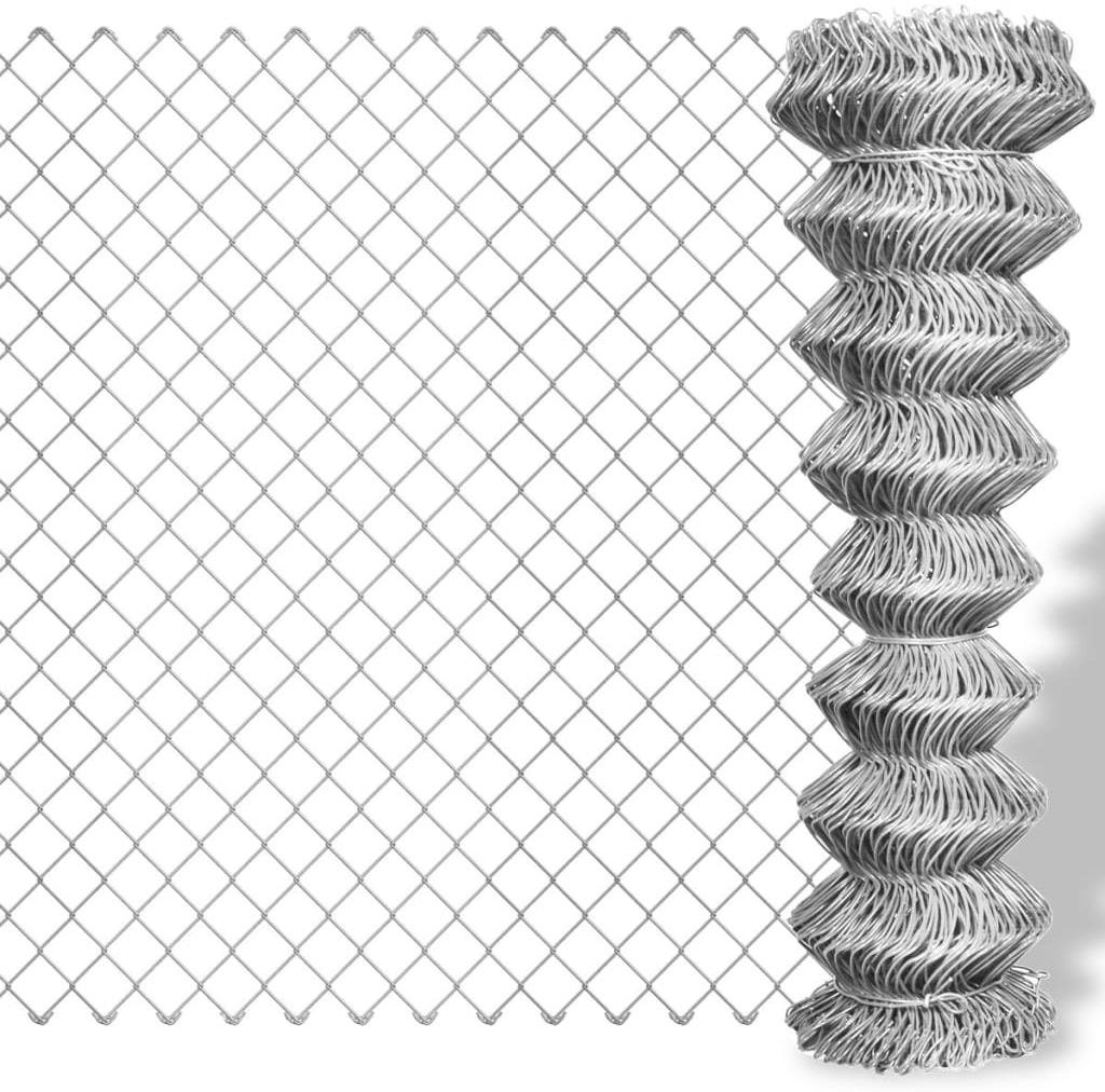 SHUMEE Drôtené pletivo 25 × 1,25 m pozinkovaná strieborná oceľ...