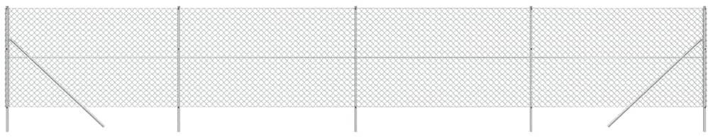 SHUMEE Drôtené pletivo 1,4 × 10 m strieborné Pletivo