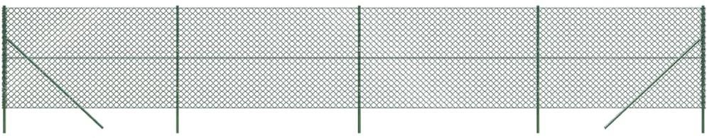 SHUMEE Drôtené pletivo 1,4 × 10 m zelené Pletivo