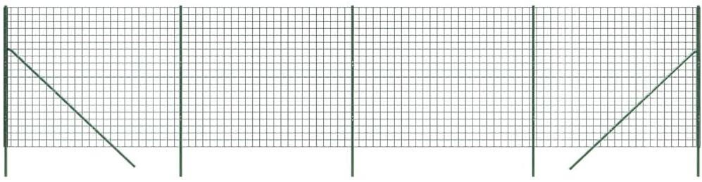 SHUMEE Drôtené pletivo 1,8 × 10 m pozinkovaná zelená oceľ Pletivo