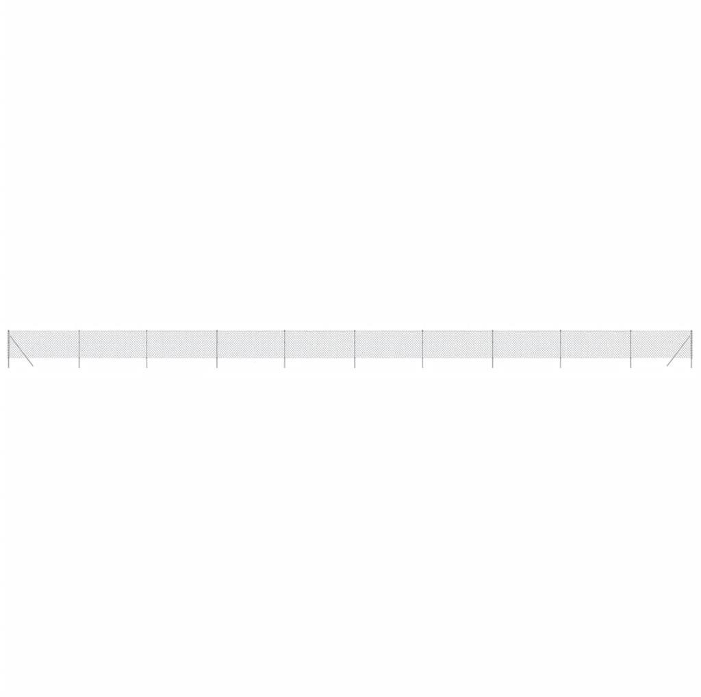 SHUMEE Drôtené pletivo 1,1 × 25 m strieborné Pletivo