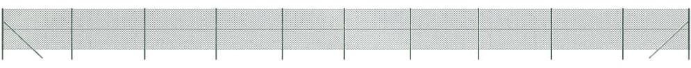 SHUMEE Drôtené pletivo 1,6 × 25 m zelené Pletivo