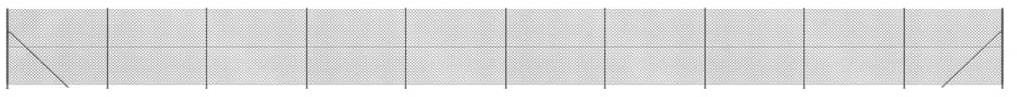 SHUMEE Drôtené pletivo s prírubami 1,8 × 25 m antracitové Pletivo