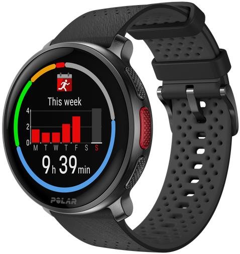 Polar Vantage V3, fekete Okosóra