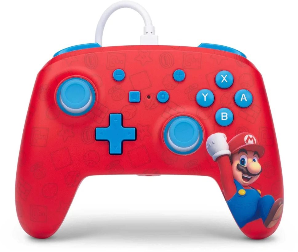 PowerA Enhanced Wired Controller – Woo-hoo! Mario – Nintendo Switch...