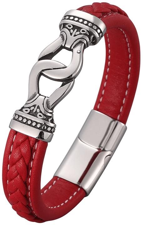 Kožený náramok 20,5 cm – PD0817-2 Náramok