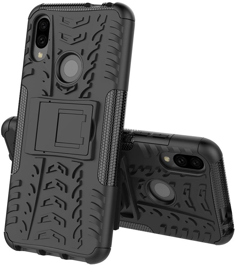 TopQ Kryt Xiaomi Redmi Note 7 odolný čierny 91255 Kryt na mobil