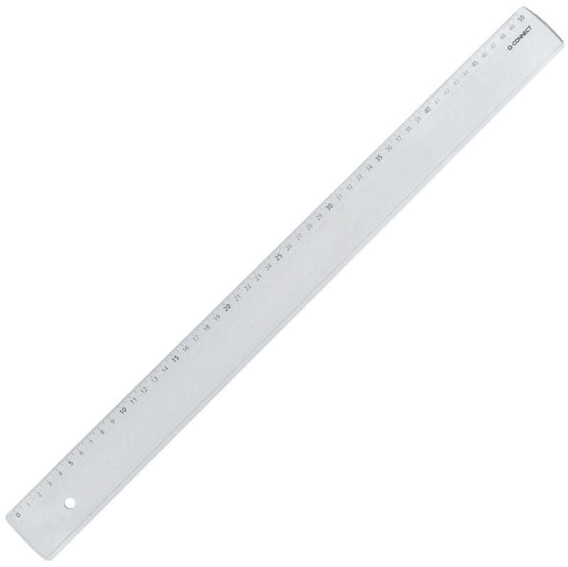 Q-CONNECT transparentné 50 cm Pravítko