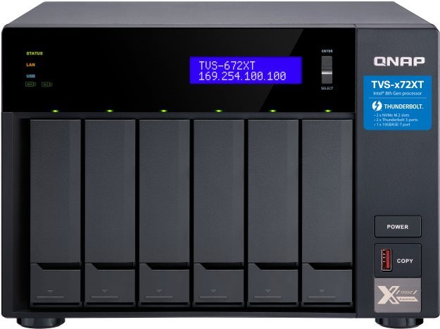 QNAP TVS-672XT-i3-8G  NAS