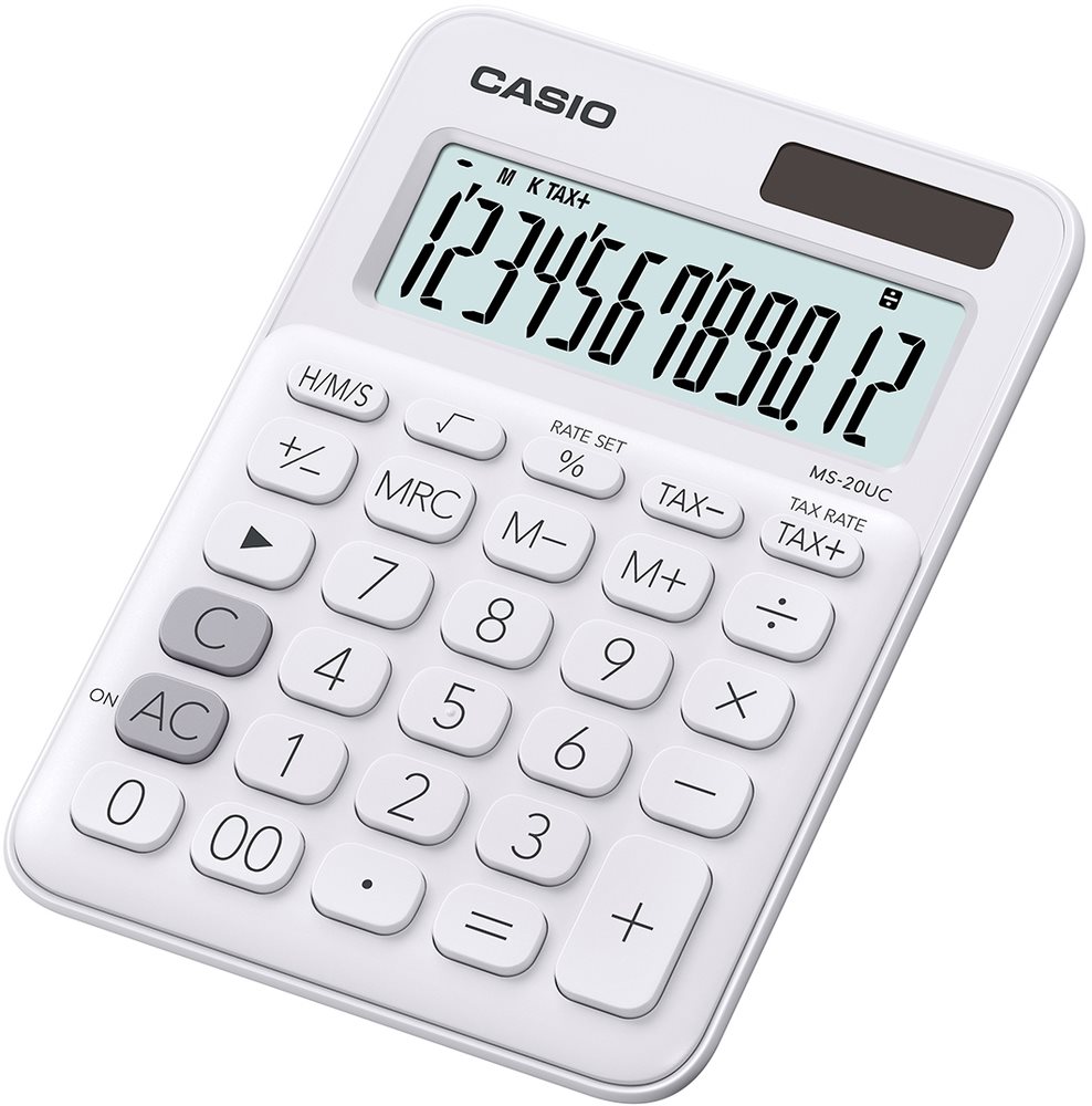 CASIO MS 20 UC fehér Számológép