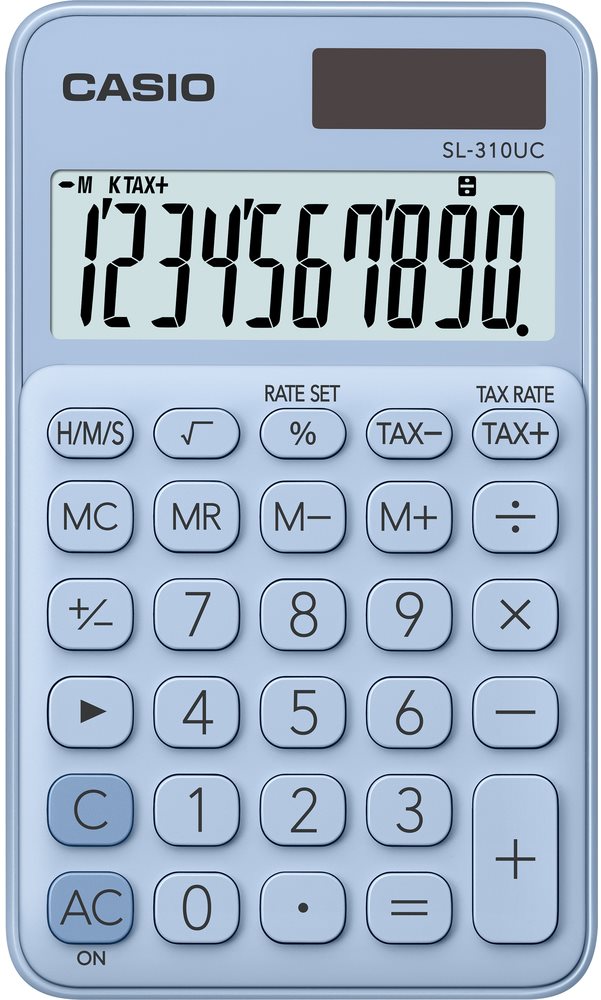 CASIO SL 310 UC világoskék Számológép