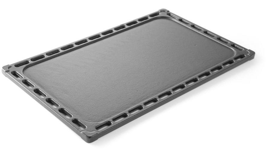 Hendi Grilovací deska litinová - GN 1/1 - 325x530 mm Grilovací deska