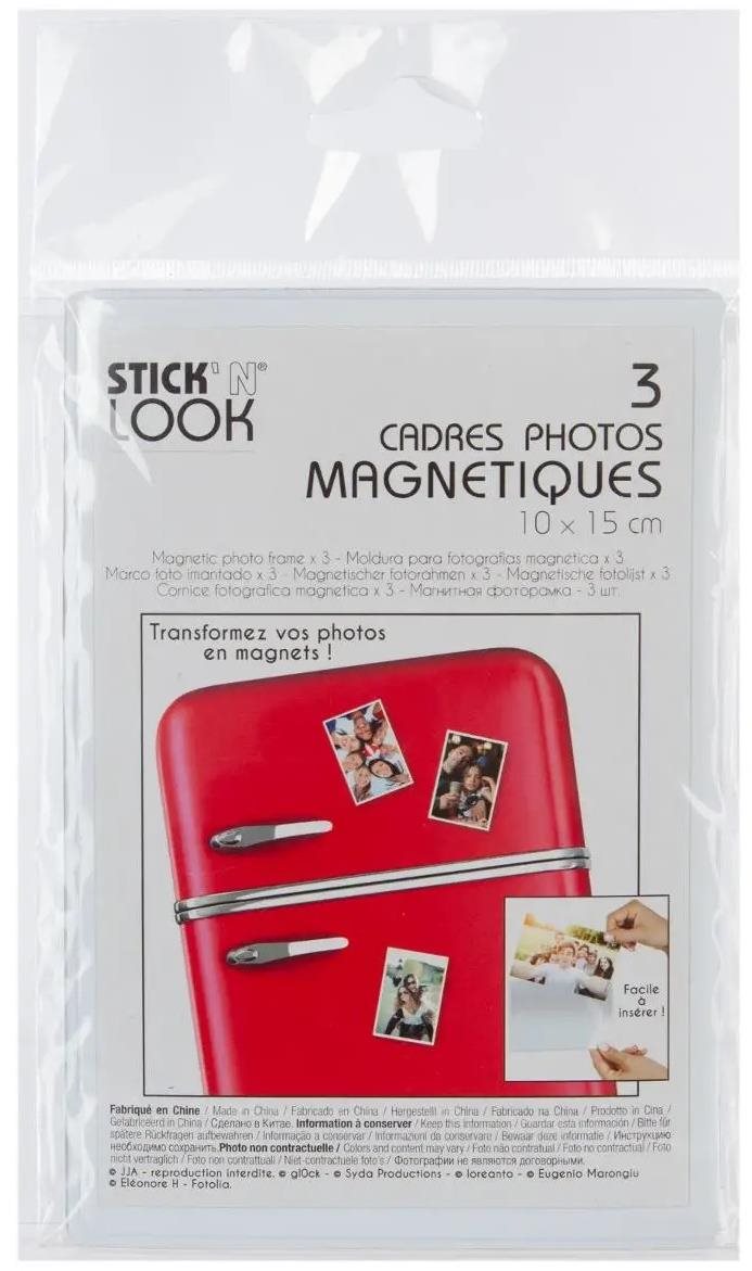 5Five Súprava 3-magnetických rámikov 10 × 15 cm Fotorámik