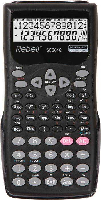 REBELL SC2040 čierna Kalkulačka