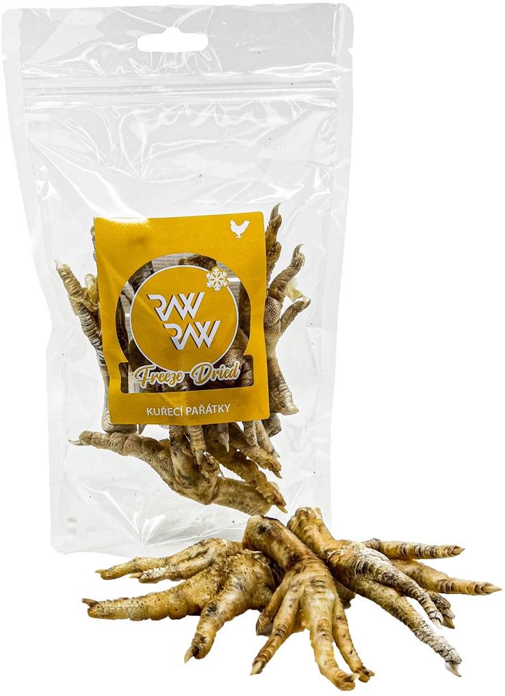 Raw Raw Freeze Dried, žuvacie  maškrty Kuracie paprčky 7 ks Maškrty...