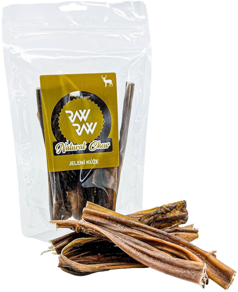Raw Raw Natural Chew Jelenia koža 100 g Maškrty pre psov