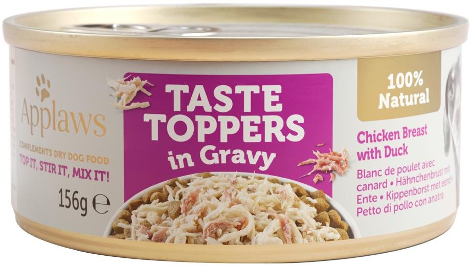 Applaws konzerva Dog Taste Toppers Omáčka Kurča s kačicou 156 g...