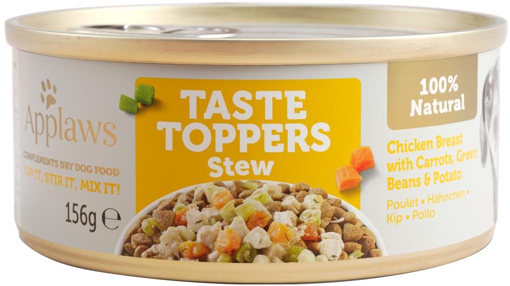 Applaws konzerva Dog Taste Toppers Ragú Kuracie so zeleninou 156 g...