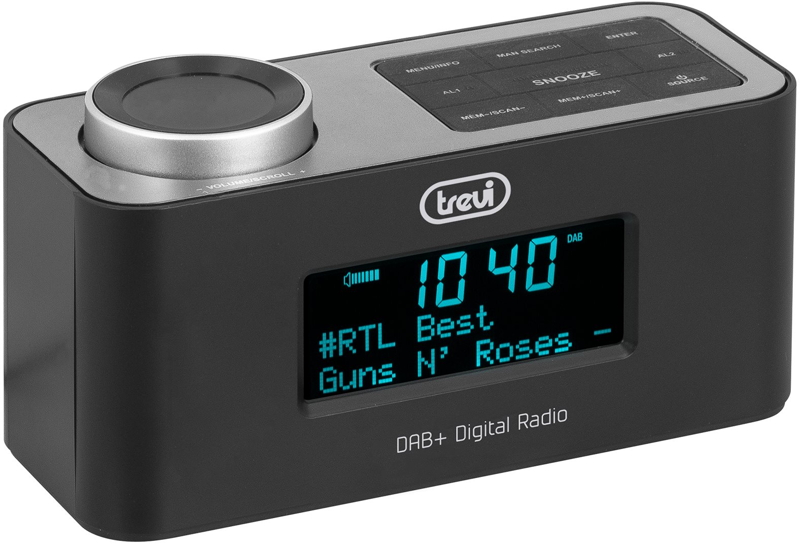 Trevi RC 80D6/BK Radio Alarm Clock