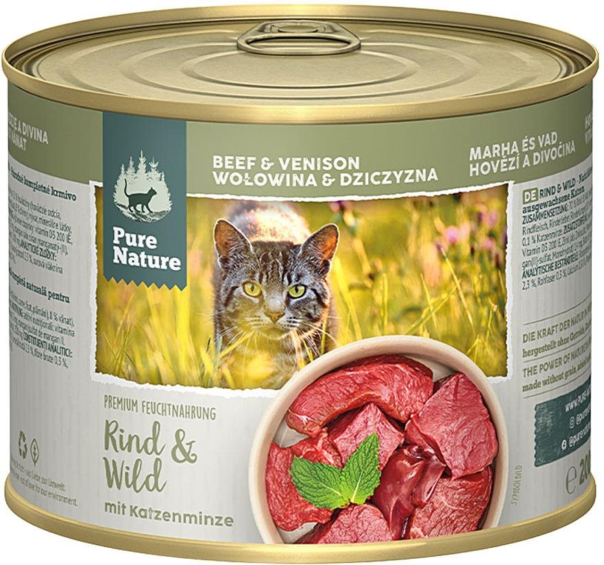 Pure Nature Cat Adult konzerva Hovädzia a Zverina 200 g Konzerva...