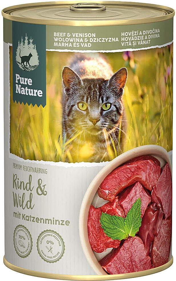 Pure Nature Cat Adult konzerva Hovädzia a Zverina 400 g Konzerva...